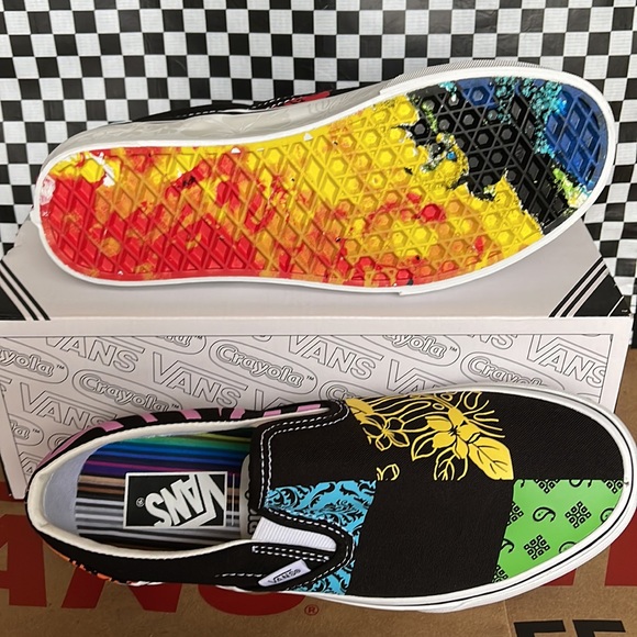 Vans Classic Slip On Crayola Diy/Trace Your WMNS sneakers - Picture 4 of 16